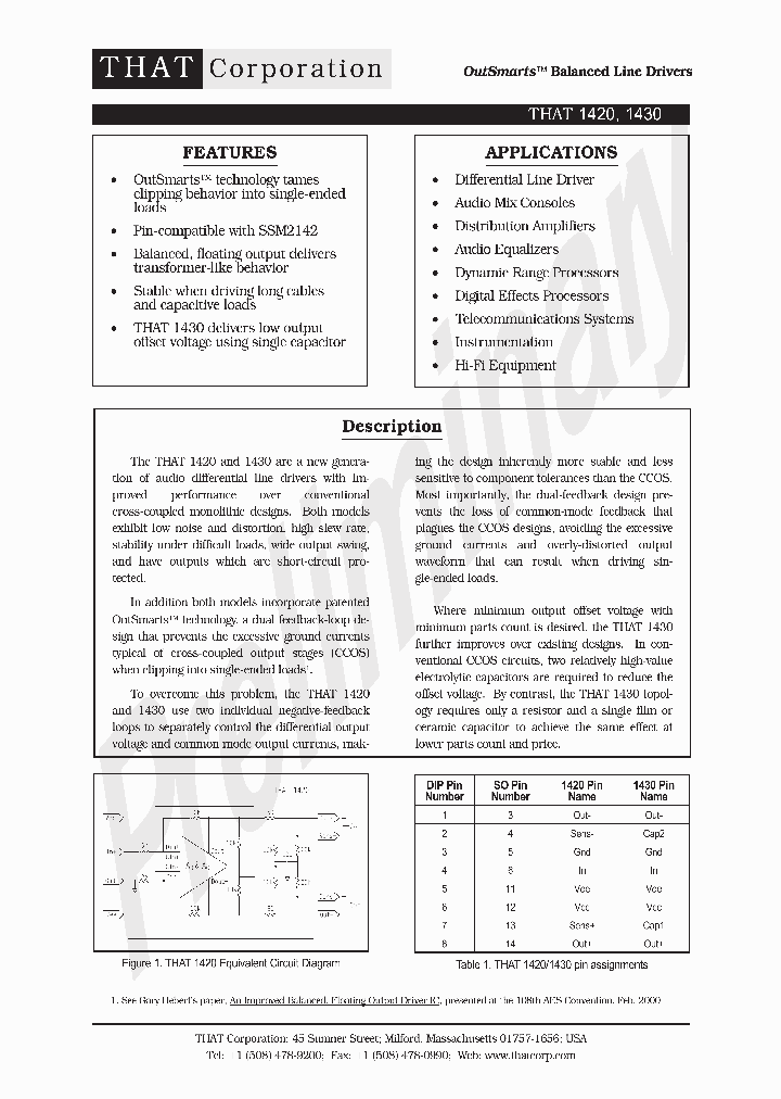 THAT1420_1095994.PDF Datasheet