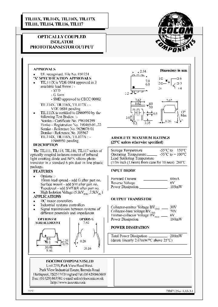 TIL111_1108589.PDF Datasheet