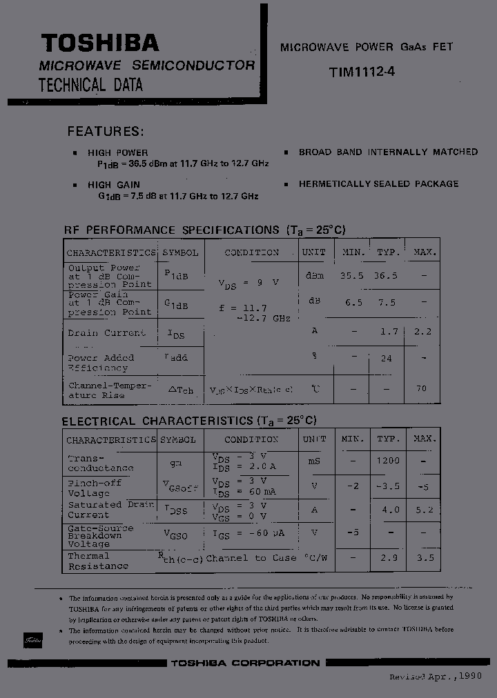 TIM1112-4_1147034.PDF Datasheet
