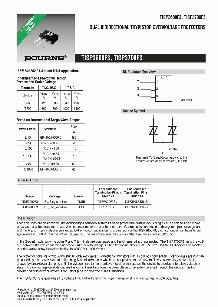 TISP3700F3_1103325.PDF Datasheet