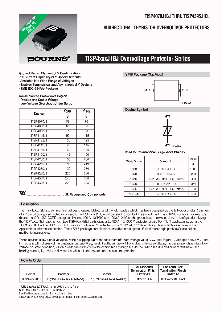 TISP4070J1_1105027.PDF Datasheet