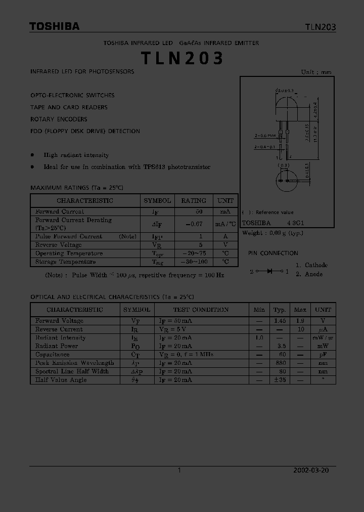 TLN203_1059378.PDF Datasheet