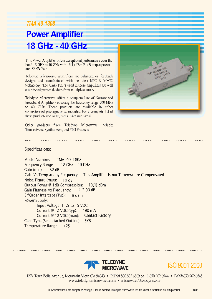 TMA-40-1808_1326927.PDF Datasheet