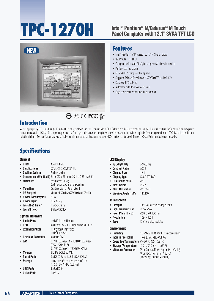 TPC-1270H-P1E_1327972.PDF Datasheet