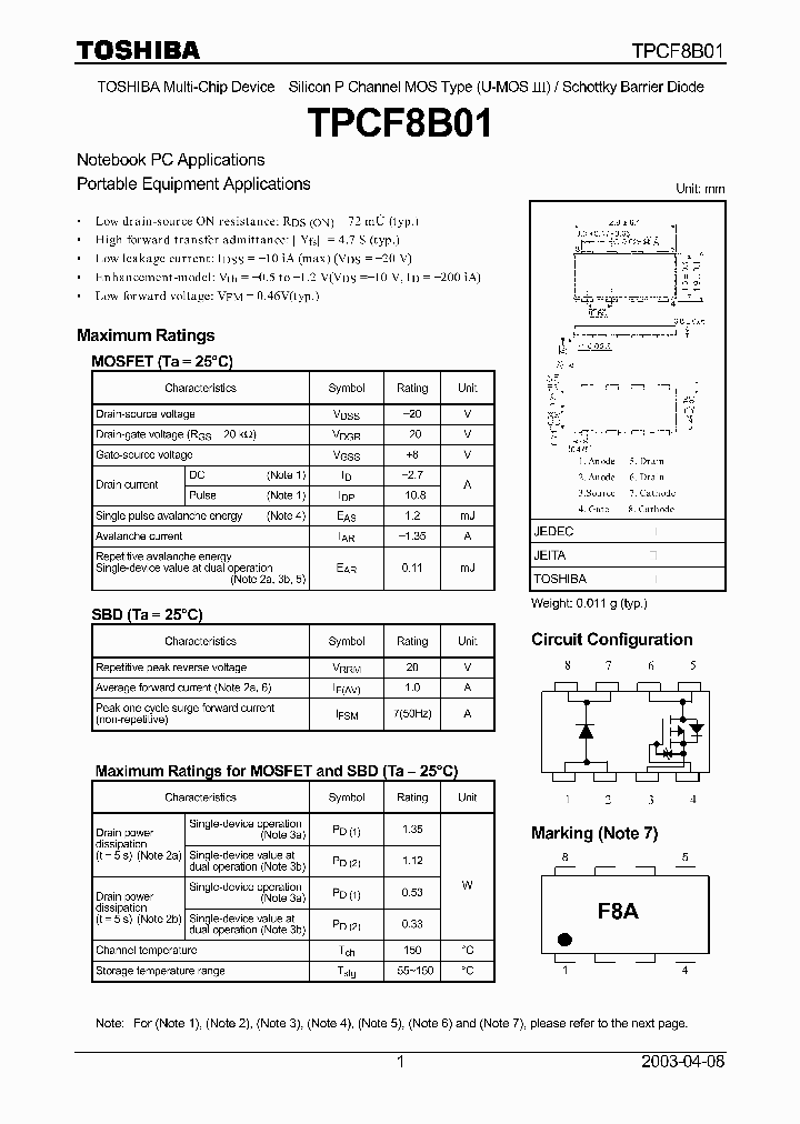 TPCF8B01_1328020.PDF Datasheet