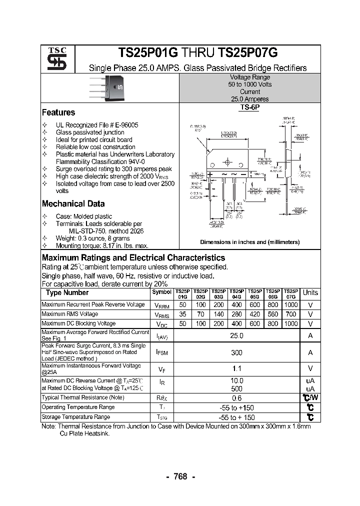 TS25P06G_1181737.PDF Datasheet