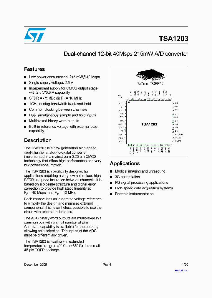 TSA120306_1329202.PDF Datasheet