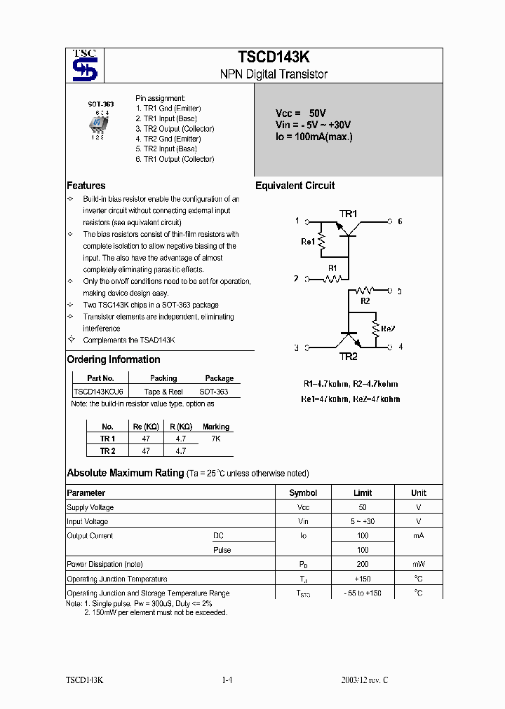 TSCD143KCU6_1329352.PDF Datasheet
