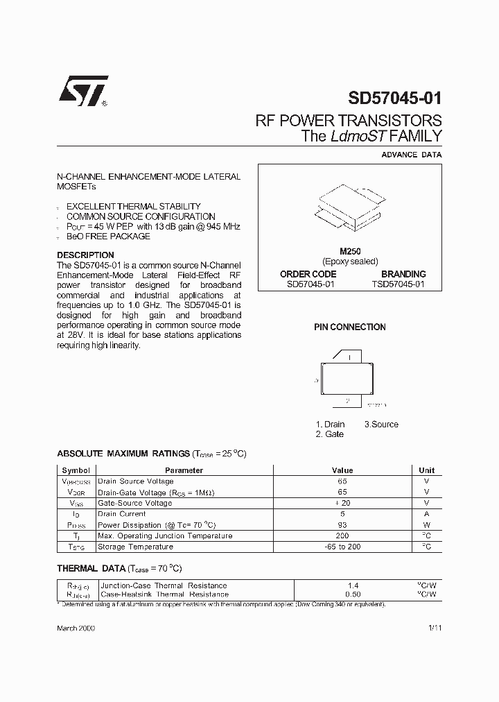TSD57045-01_1329363.PDF Datasheet