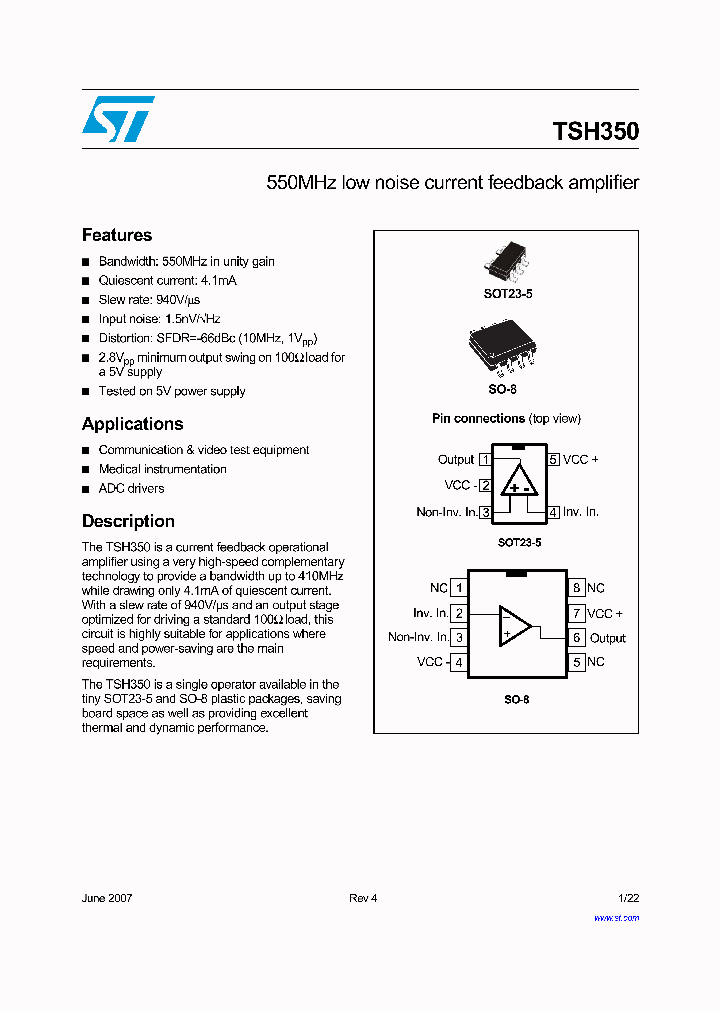 TSH35007_1329412.PDF Datasheet