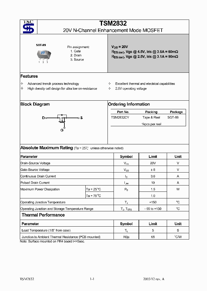 TSM2832CY_1329513.PDF Datasheet