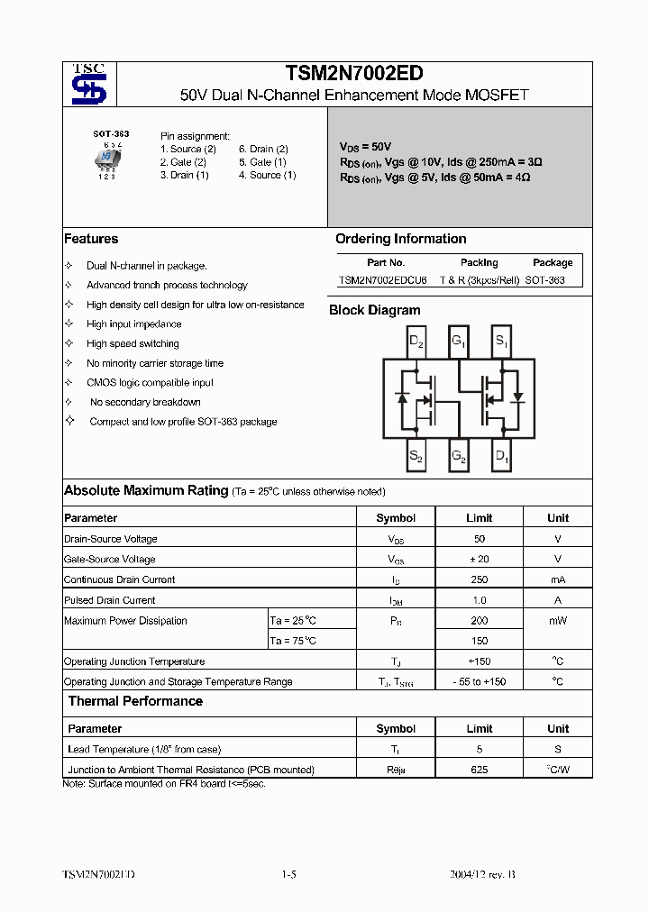 TSM2N7002EDCU6_1329518.PDF Datasheet