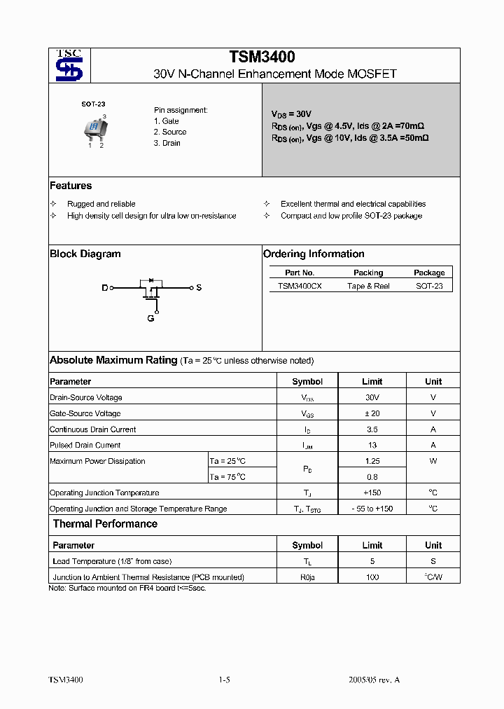 TSM3400CX_1329519.PDF Datasheet
