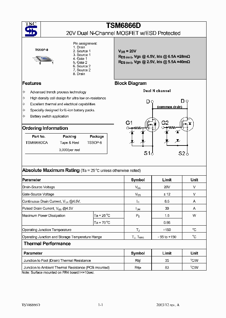TSM6866DCA_1329532.PDF Datasheet