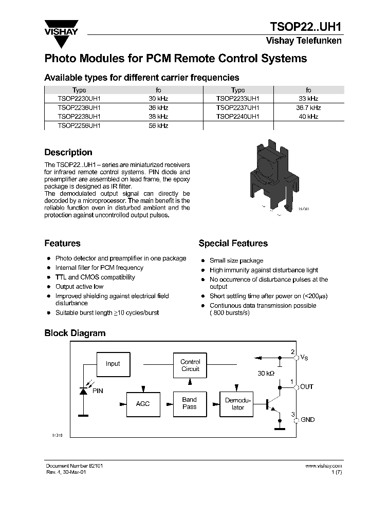TSOP2256UH1_1329648.PDF Datasheet