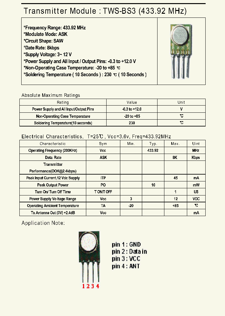 TWS-BS3_1329898.PDF Datasheet