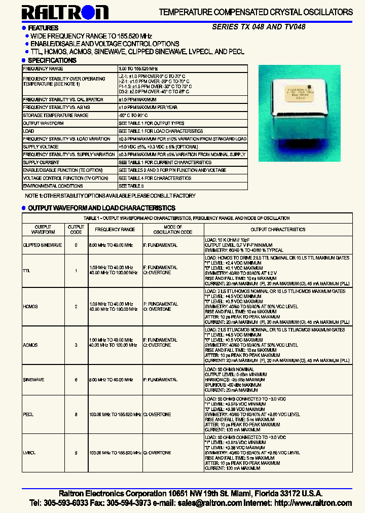 TX048_1089762.PDF Datasheet