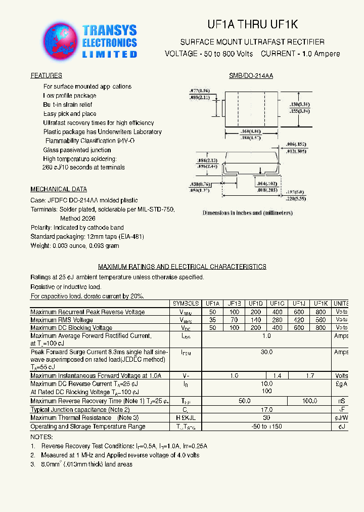 UF1K_1330960.PDF Datasheet