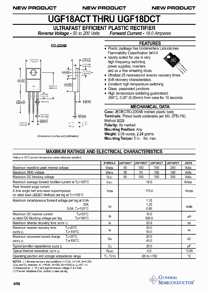 UGF18DCT_1331174.PDF Datasheet