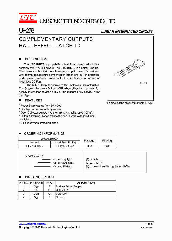 UH276_1118894.PDF Datasheet