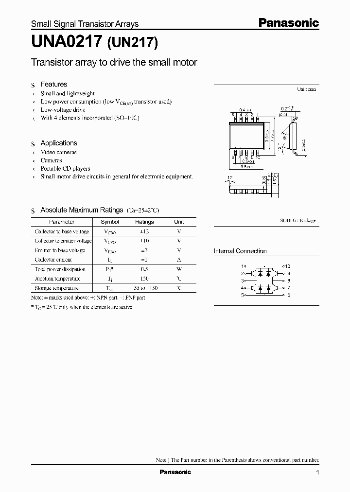 UNA0217_1331599.PDF Datasheet