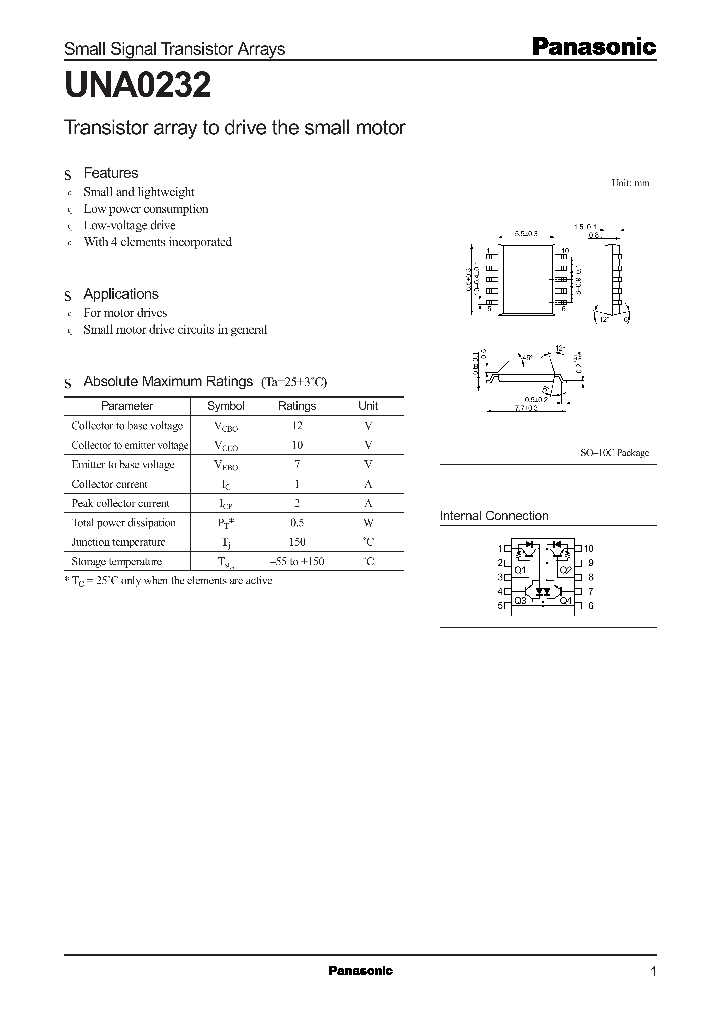 UNA0232_1331602.PDF Datasheet