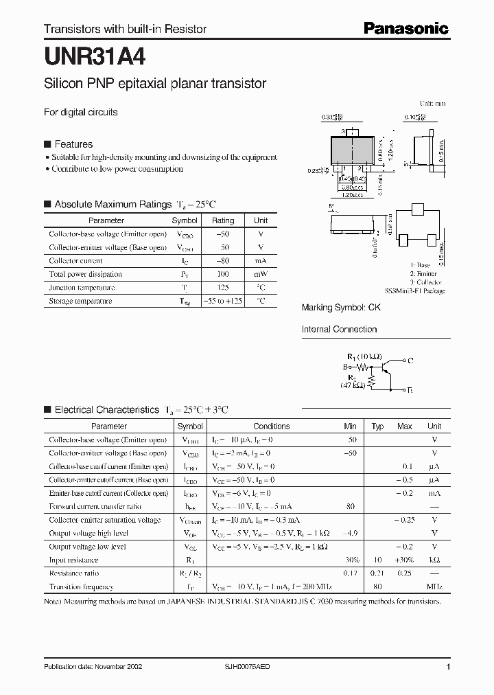 UNR31A4_1150336.PDF Datasheet
