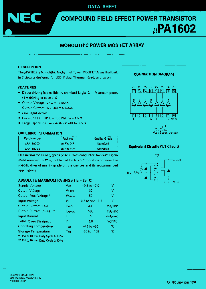 UPA1602_815108.PDF Datasheet