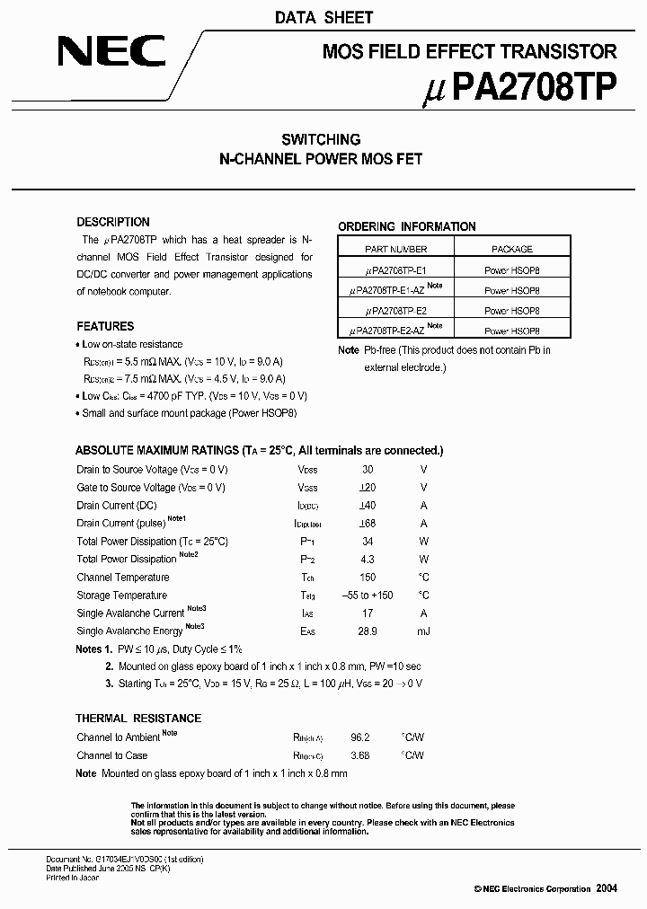 UPA2708TP-E2-AZ_1331762.PDF Datasheet