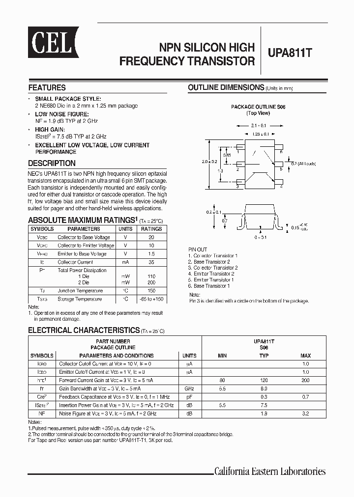 UPA811T-T1-A_1331807.PDF Datasheet