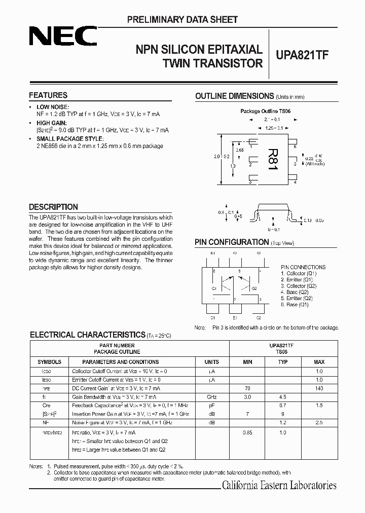 UPA821TF_1149152.PDF Datasheet