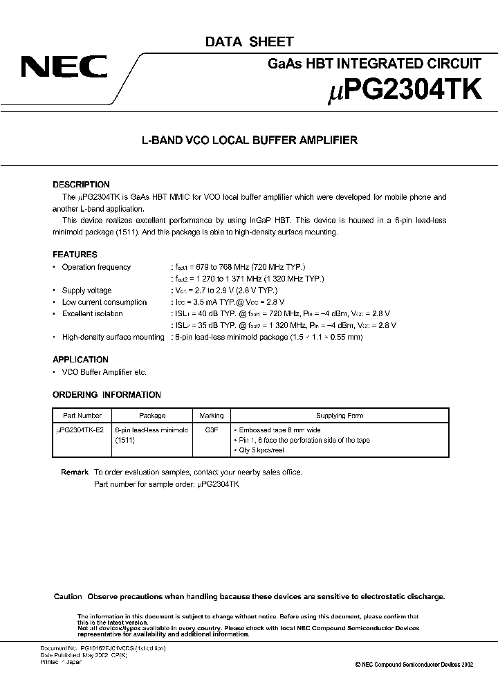 UPG2304TK-E2_1332713.PDF Datasheet