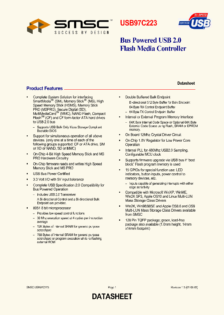 USB97C223-NE_1117282.PDF Datasheet