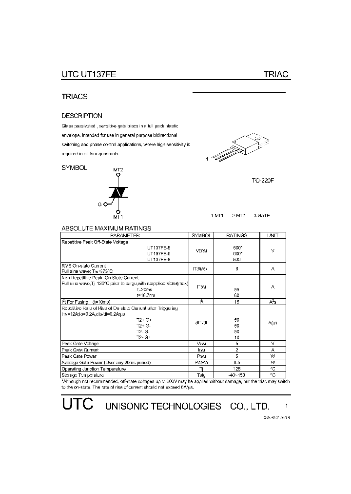 UT137FE_1333016.PDF Datasheet