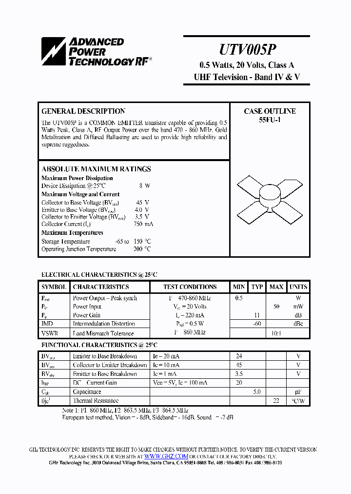 UTV005P_1333170.PDF Datasheet