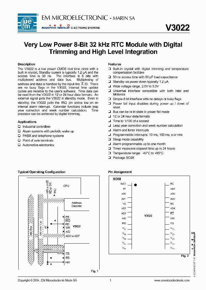 V3022_1032312.PDF Datasheet
