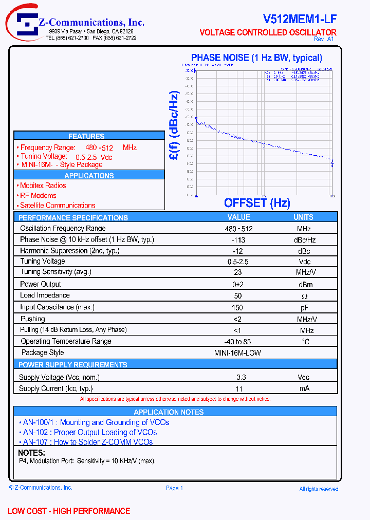 V512MEM1-LF_1333593.PDF Datasheet