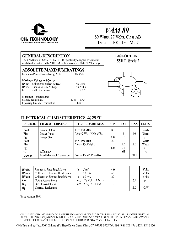 VAM80_1334123.PDF Datasheet