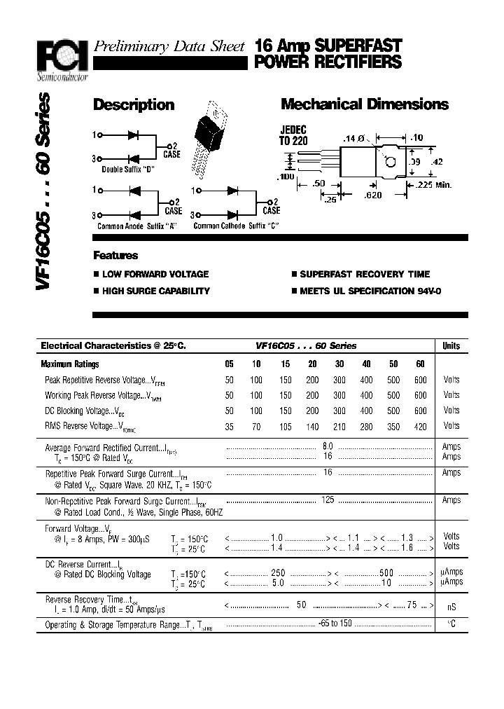 VF16C60_1334321.PDF Datasheet