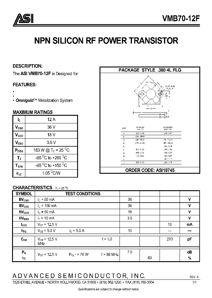 VMB70-12F_1151172.PDF Datasheet