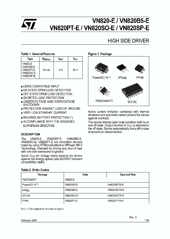 VN820SP-E_1334687.PDF Datasheet
