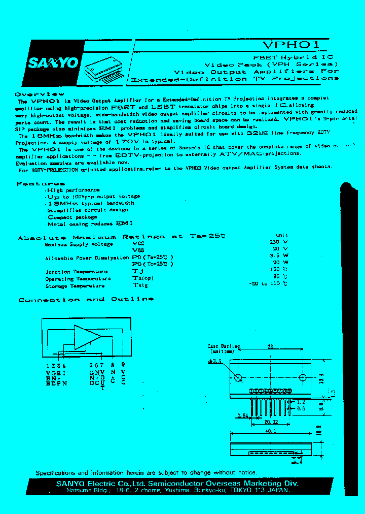 VPH01_1334827.PDF Datasheet