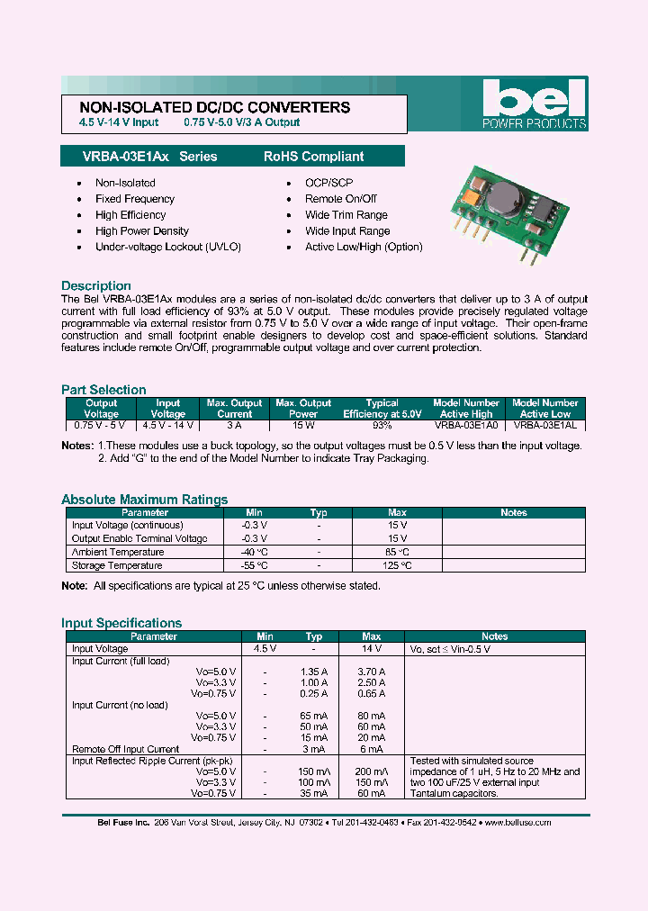 VRBA-03E1A0_1105215.PDF Datasheet