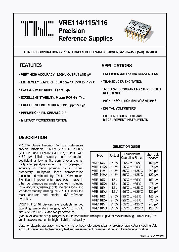 VRE116MA_1334944.PDF Datasheet