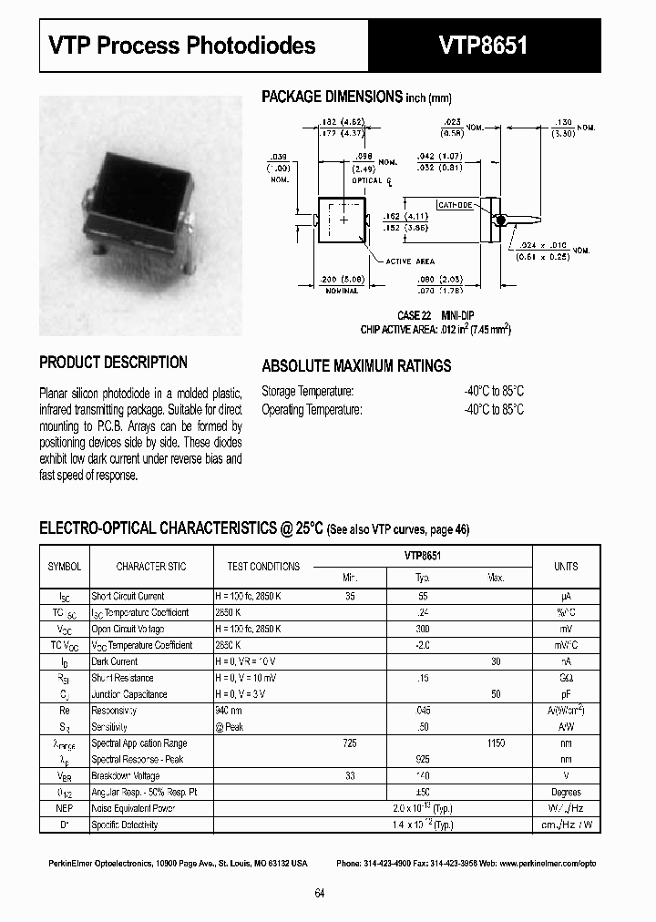 VTP8651_1335233.PDF Datasheet