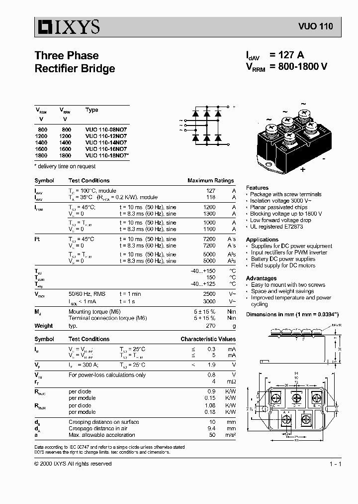 VUO110_1106920.PDF Datasheet