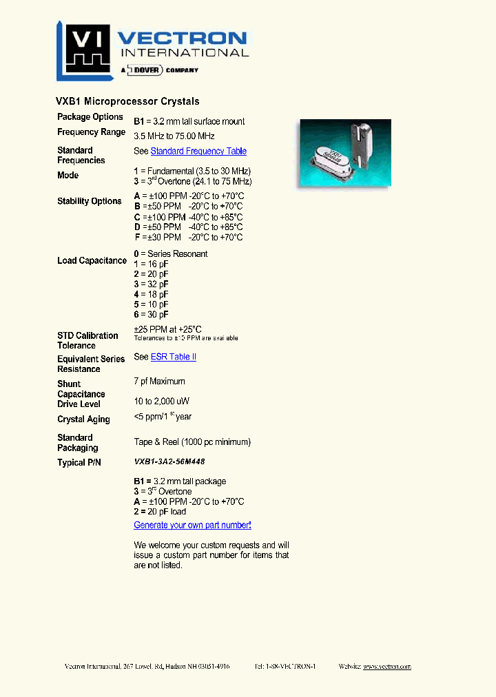 VXB1_1335327.PDF Datasheet
