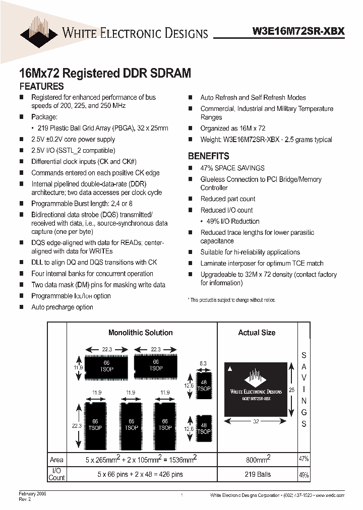 W3E16M72SR-225BC_1087154.PDF Datasheet