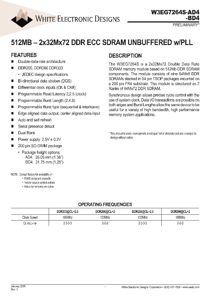 W3EG7264S335BD4_1335568.PDF Datasheet