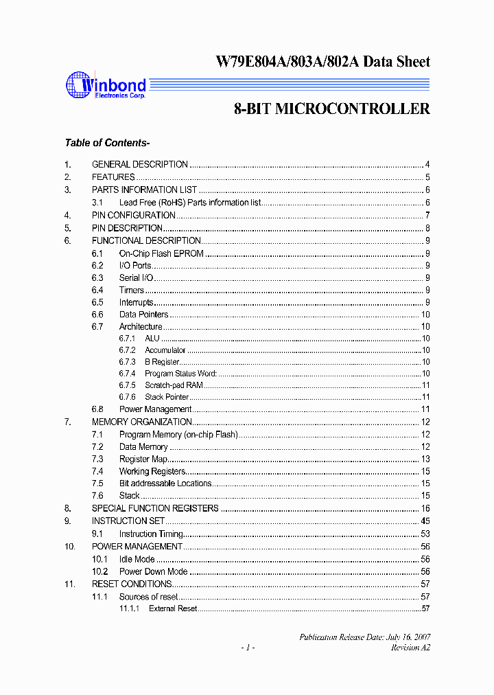 W79E802_1186579.PDF Datasheet